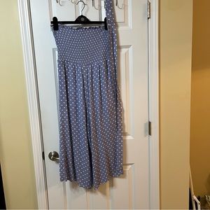 She + Sky Polka Dot Jumpsuit